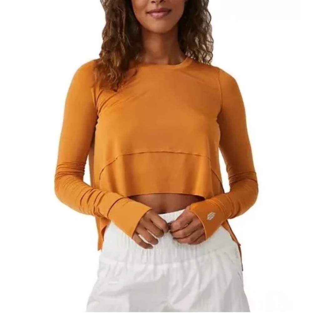 Free People Movement Tempo Long Sleeve Tee- Sz S